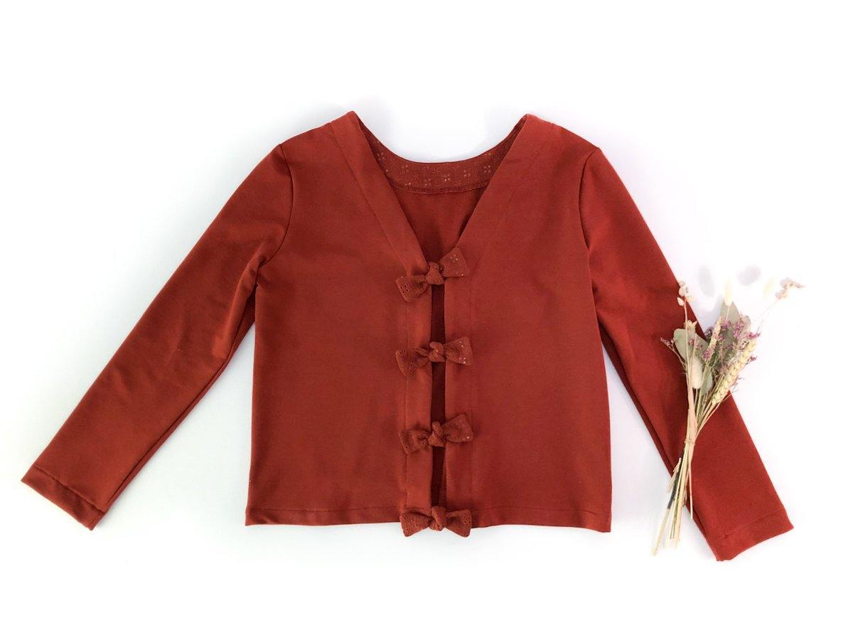 MASHA Mum Gilet-Cardigan-Sweat patron de couture pochette - L'atelier de Gaspard et Léonie