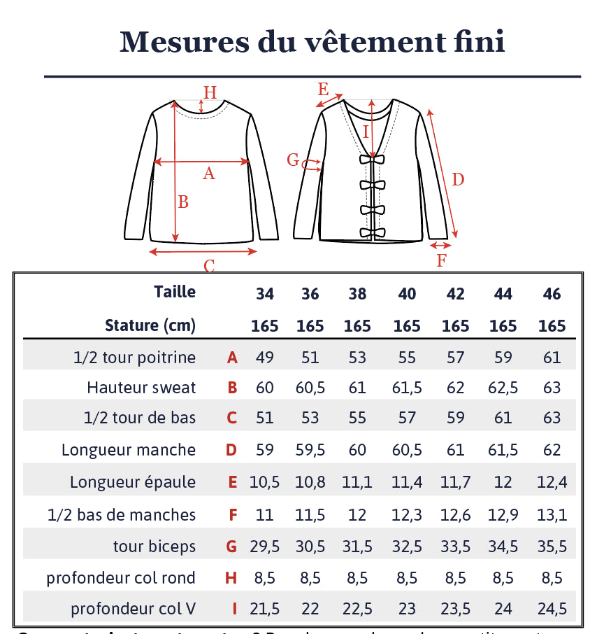 MASHA Mum Gilet-Cardigan-Sweat patron de couture pochette - L'atelier de Gaspard et Léonie