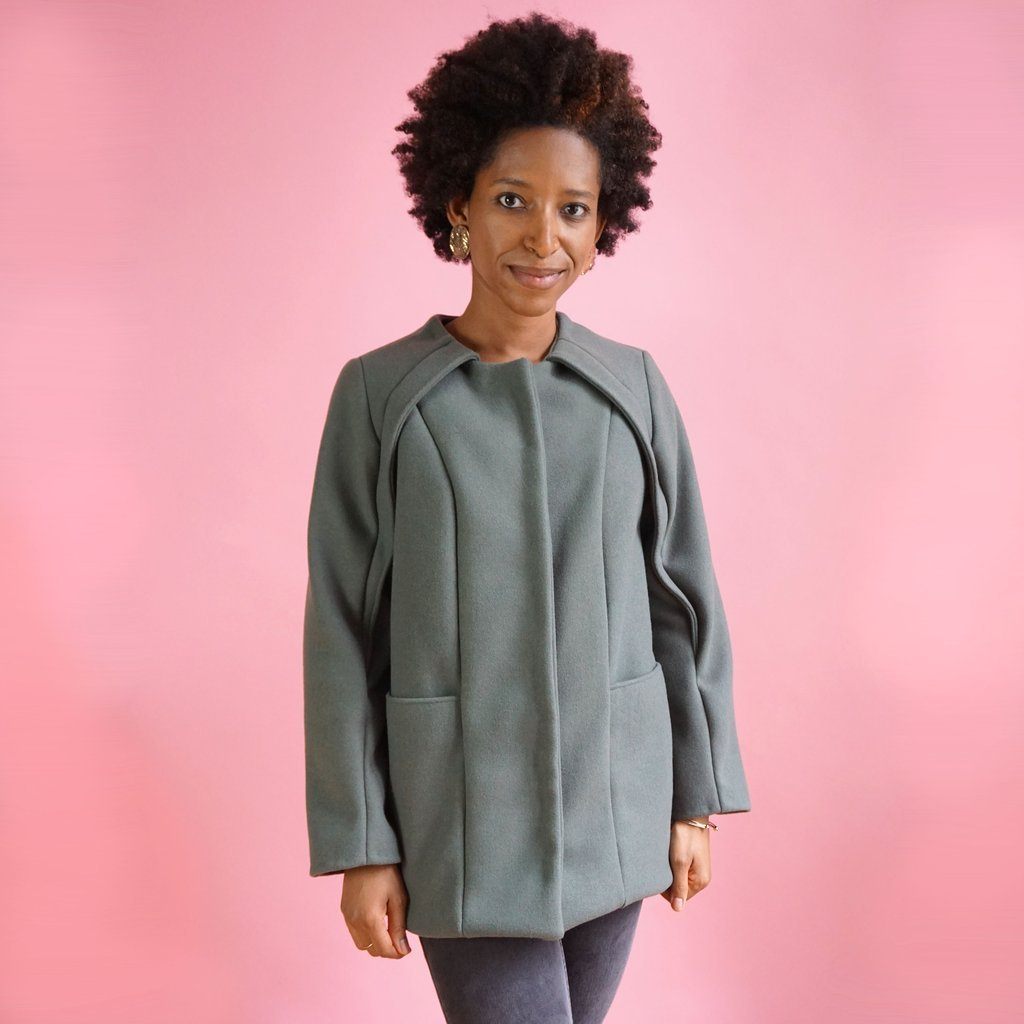 MAXENCE Manteau / Veste patron de couture pochette Patron de couture Les lubies de Cadia | Gaspard et Léonie Tissus Mercerie Toulouse