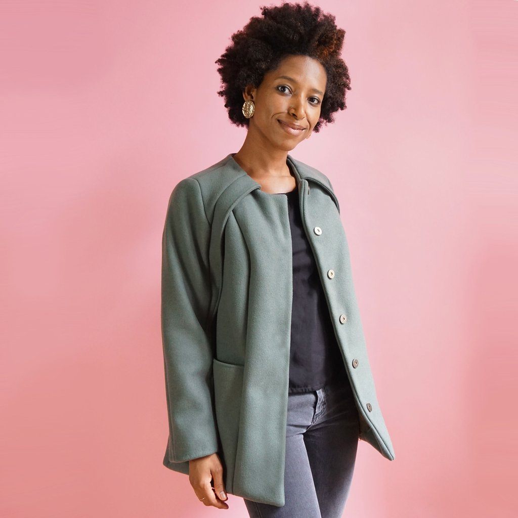 MAXENCE Manteau / Veste patron de couture pochette Patron de couture Les lubies de Cadia | Gaspard et Léonie Tissus Mercerie Toulouse