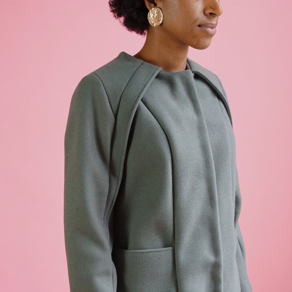 MAXENCE Manteau / Veste patron de couture pochette Patron de couture Les lubies de Cadia | Gaspard et Léonie Tissus Mercerie Toulouse