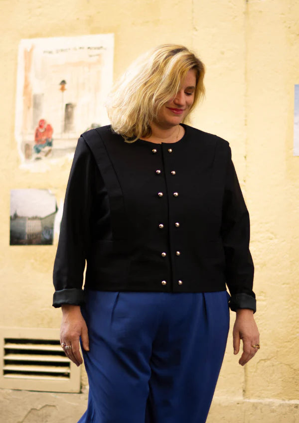 METROPOLIS Veste patron de couture pochette - MAISON FAUVE Patron de couture MAISON FAUVE | Gaspard et Léonie Tissus en ligne et Mercerie à Toulouse