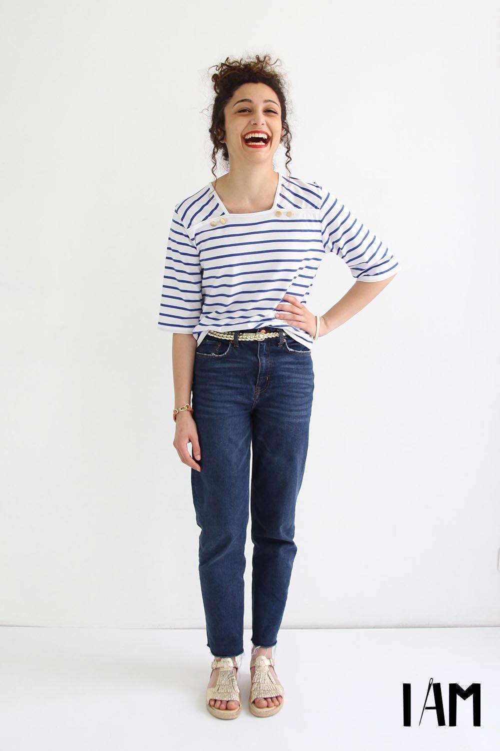 OSIRIS Marinière Haut ou Robe Patron de couture pochette - L'atelier de Gaspard et Léonie