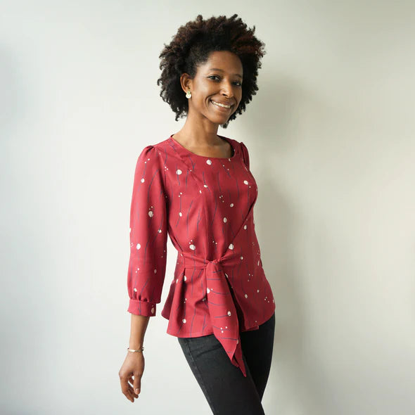 OXANA Blouse et Robe patron de couture pochette - Les lubies de Cadia Patron de couture Les lubies de Cadia | Gaspard et Léonie Tissus en ligne et Mercerie à Toulouse