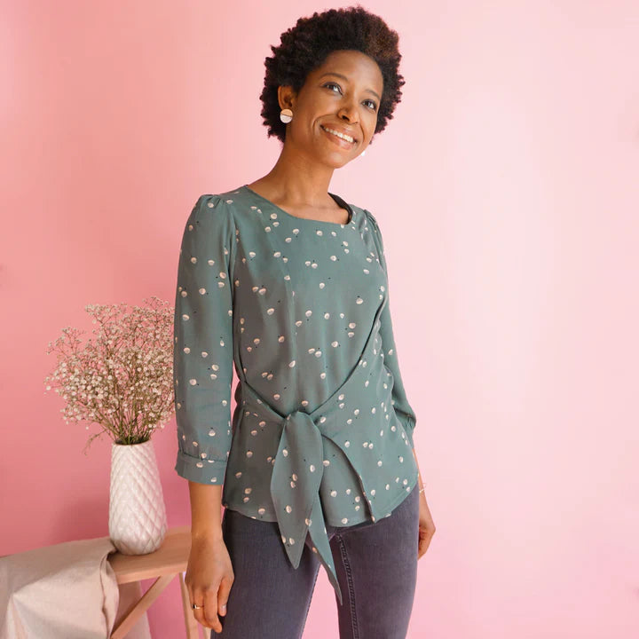 OXANA Blouse et Robe patron de couture pochette - Les lubies de Cadia Patron de couture Les lubies de Cadia | Gaspard et Léonie Tissus en ligne et Mercerie à Toulouse