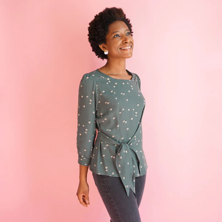 OXANA Blouse et Robe patron de couture pochette - Les lubies de Cadia Patron de couture Les lubies de Cadia | Gaspard et Léonie Tissus en ligne et Mercerie à Toulouse