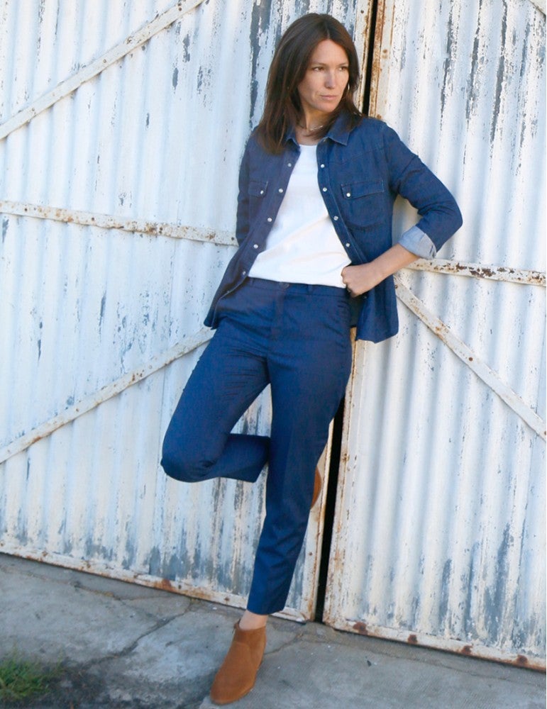 Pantalon femme ATTITUDE Patron de couture pochette - Atelier SCÄMMIT Patron de couture ATELIER SCÄMMIT | Gaspard et Léonie Tissus en ligne et Mercerie à Toulouse