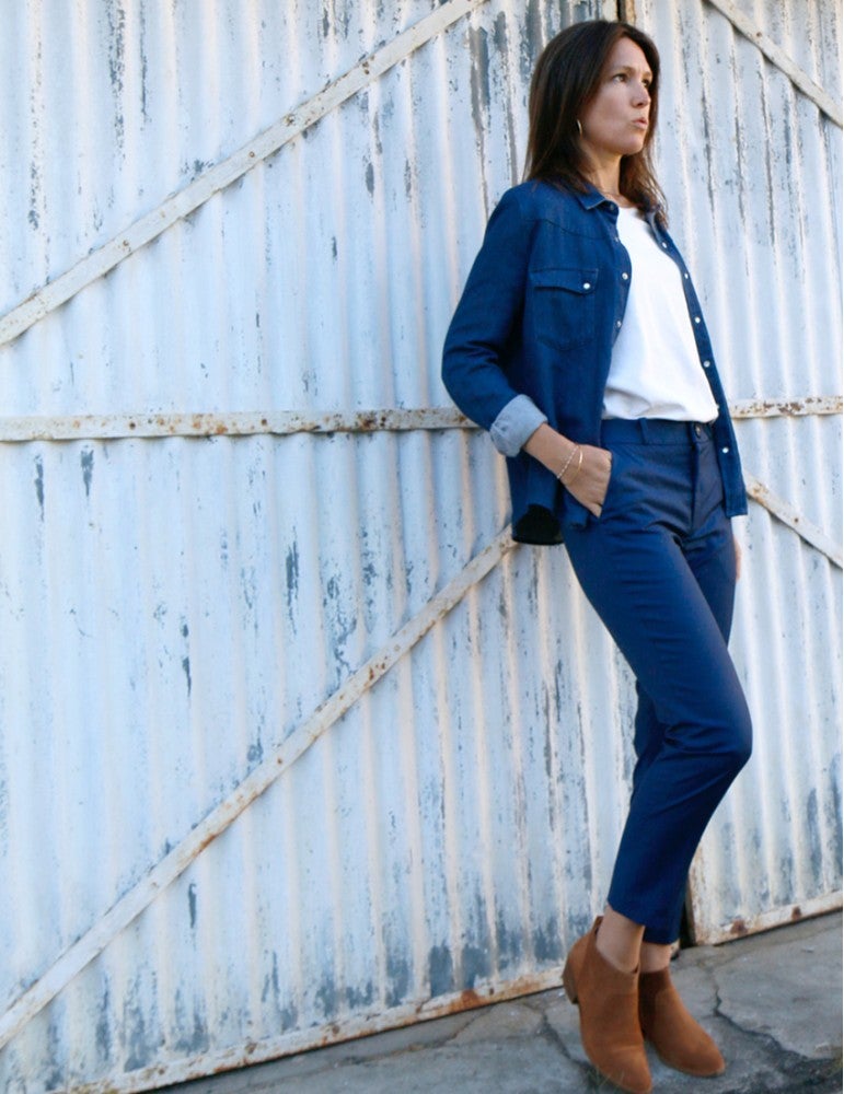 Pantalon femme ATTITUDE Patron de couture pochette - Atelier SCÄMMIT Patron de couture ATELIER SCÄMMIT | Gaspard et Léonie Tissus en ligne et Mercerie à Toulouse