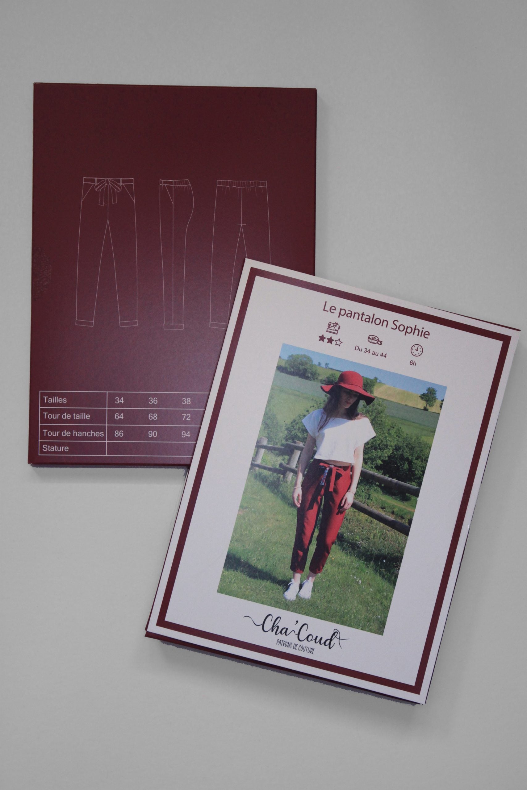 Pantalon SOPHIE Femme - Patron de couture pochette - CHA'COUD Patron de couture Cha'Coud | Gaspard et Léonie Tissus en ligne et Mercerie à Toulouse