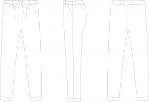 Pantalon SOPHIE Femme - Patron de couture pochette - CHA'COUD Patron de couture Cha'Coud | Gaspard et Léonie Tissus en ligne et Mercerie à Toulouse