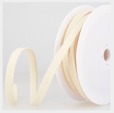 Passepoil Ecru Foncé 10mm Col:50 (vendu 10cm) - L'atelier de Gaspard et Léonie