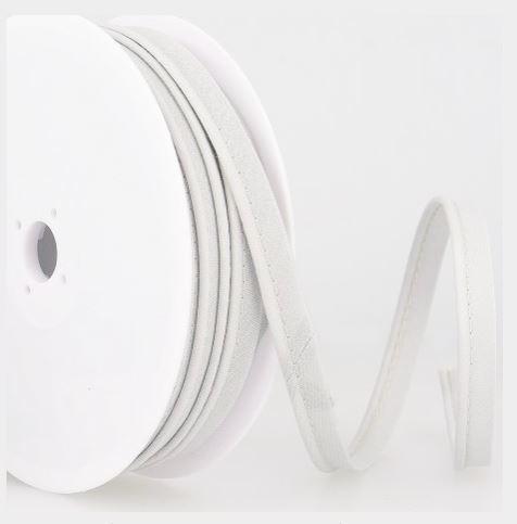 Passepoil Gris clair 10mm Col:31 (vendu 10cm) - L'atelier de Gaspard et Léonie