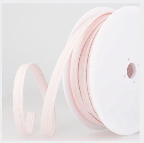 Passepoil Rose clair 10mm Col:74 (vendu 10cm) - L'atelier de Gaspard et Léonie