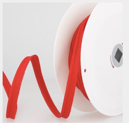 Passepoil Rouge 10mm Col:8 (vendu 10cm) - L'atelier de Gaspard et Léonie