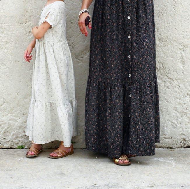 Patron ANNA Mum Robe Patron de couture pochette - L'atelier de Gaspard et Léonie