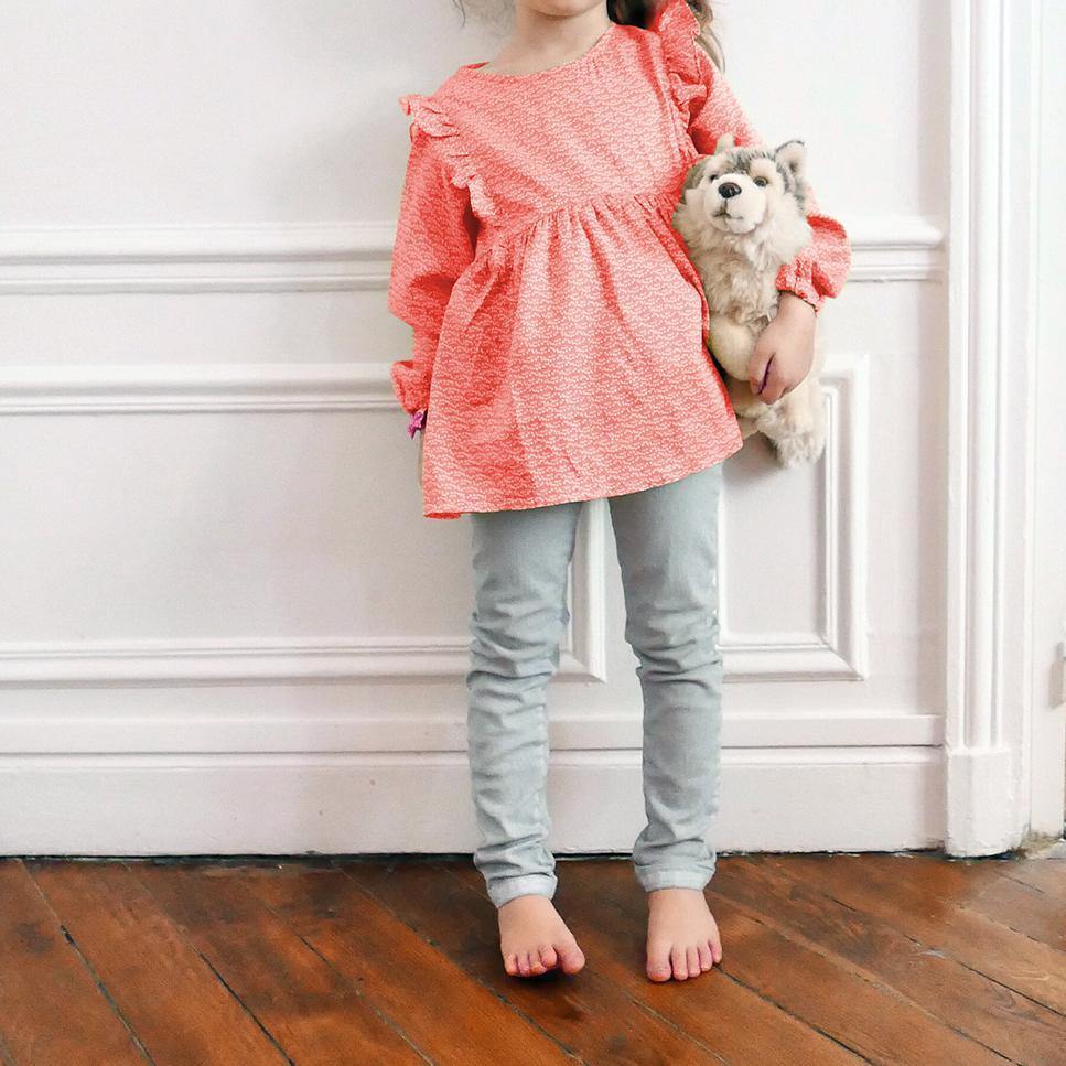 Patron STELLA Enfant Blouse robe - L'atelier de Gaspard et Léonie