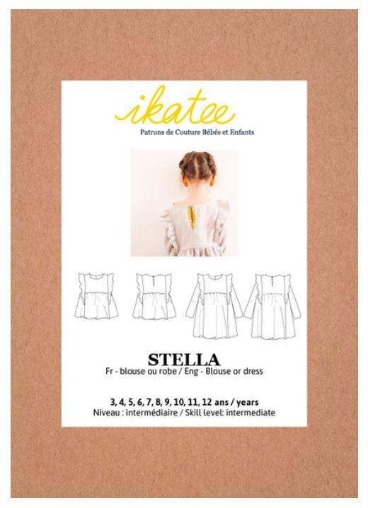 Patron STELLA Enfant Blouse robe - L'atelier de Gaspard et Léonie