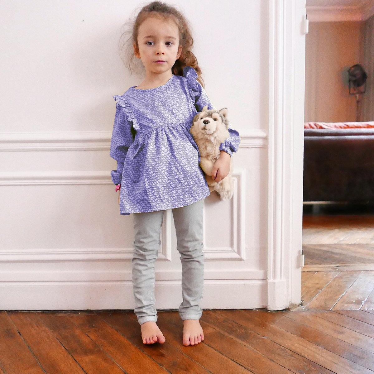 Patron STELLA Enfant Blouse robe - L'atelier de Gaspard et Léonie