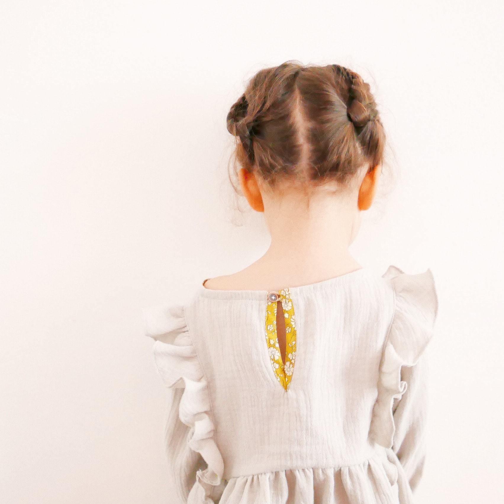 Patron STELLA Enfant Blouse robe - L'atelier de Gaspard et Léonie