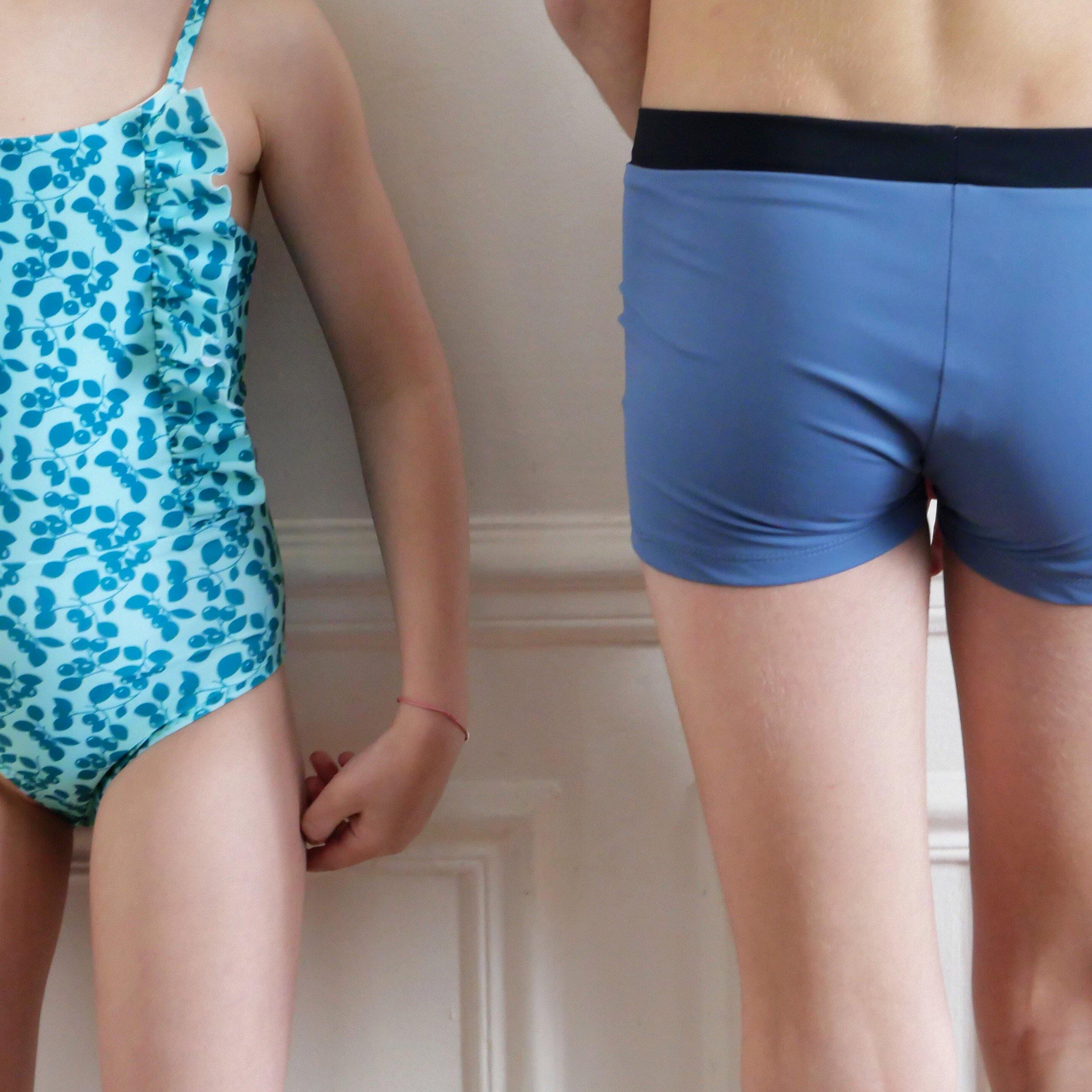 PAULETTE Enfant Maillot de bain Patron de couture pochette - L'atelier de Gaspard et Léonie