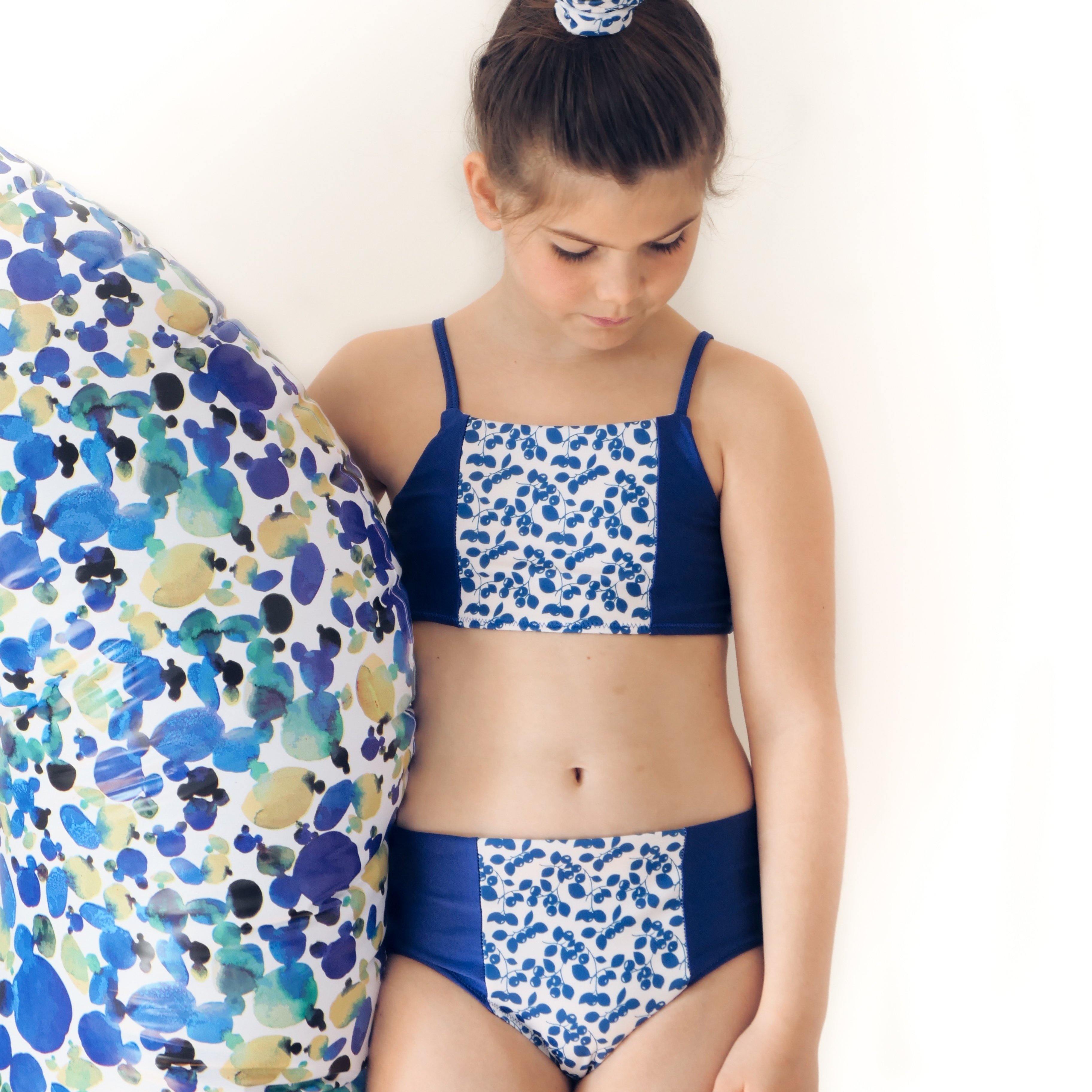 PAULETTE Enfant Maillot de bain Patron de couture pochette - L'atelier de Gaspard et Léonie