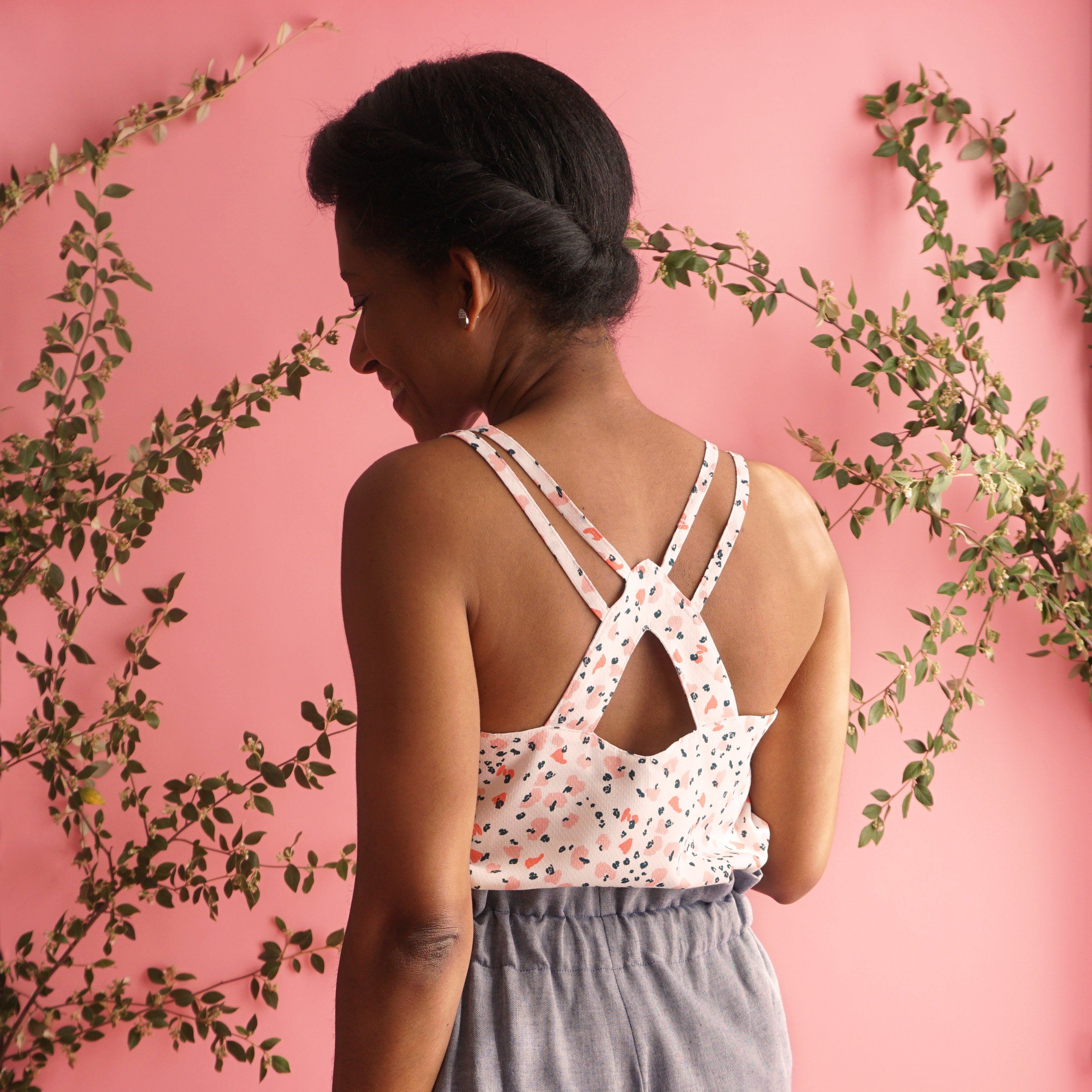 PAVONIA top/robe patron de couture pochette Patron de couture Les lubies de Cadia | Gaspard et Léonie Tissus Mercerie Toulouse