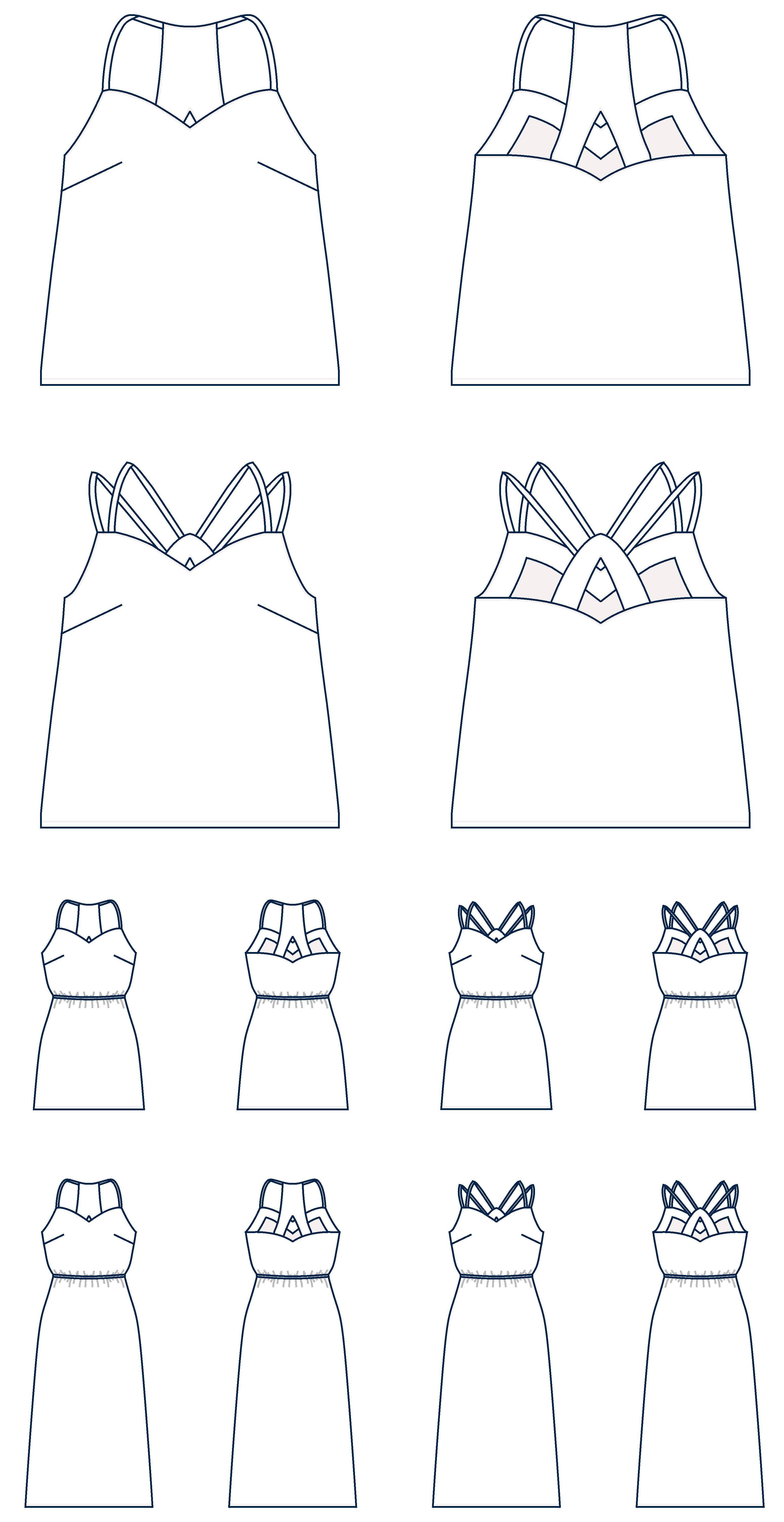PAVONIA top/robe patron de couture pochette Patron de couture Les lubies de Cadia | Gaspard et Léonie Tissus Mercerie Toulouse