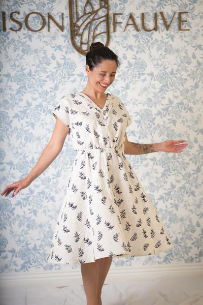 Robe BYZANCE Patron de couture Pochette Patron de couture MAISON FAUVE | Gaspard et Léonie Tissus Mercerie Toulouse