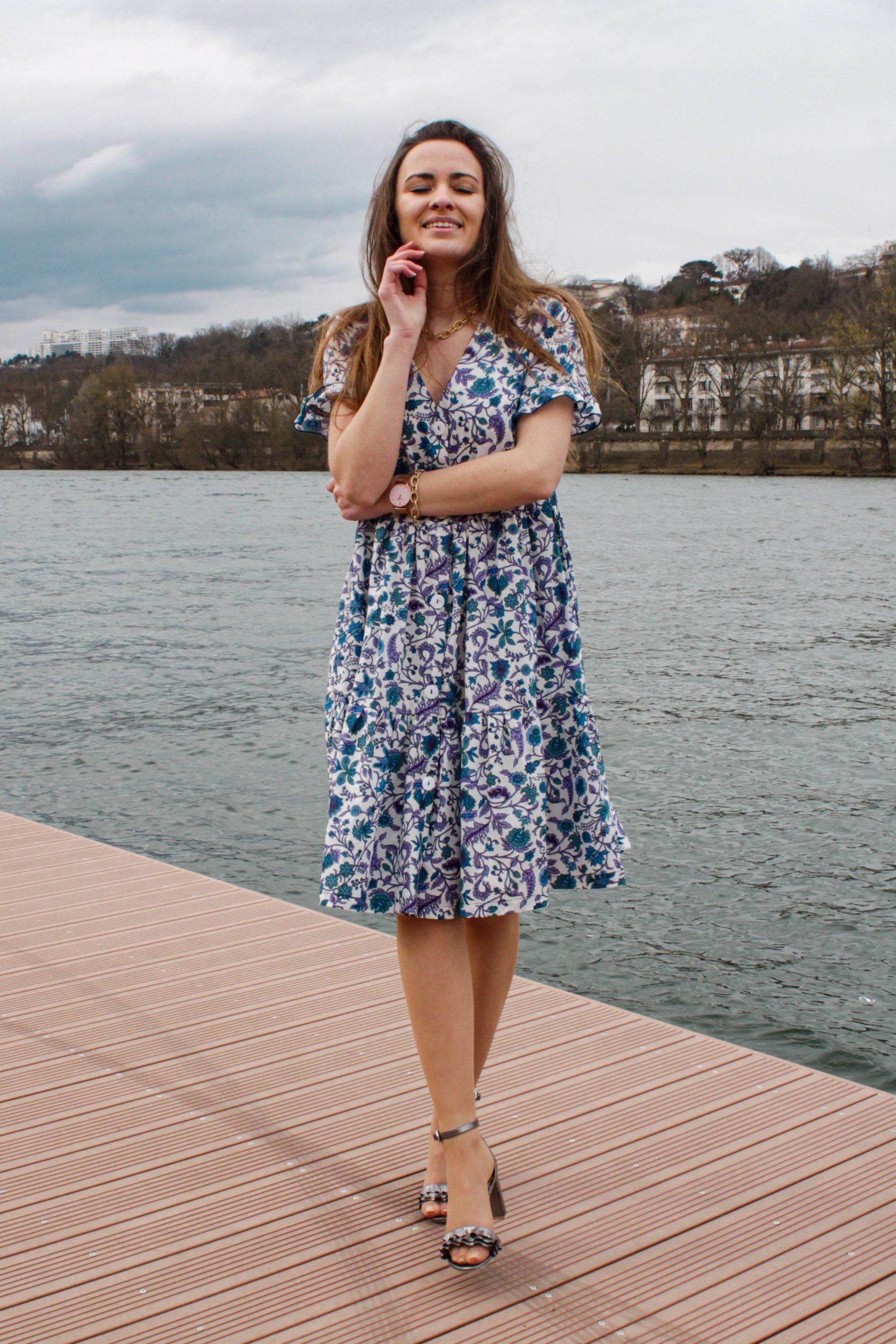 Robe CHARLOTTE Femme - Patron de couture pochette - CHA'COUD Patron de couture Cha'Coud | Gaspard et Léonie Tissus en ligne et Mercerie à Toulouse