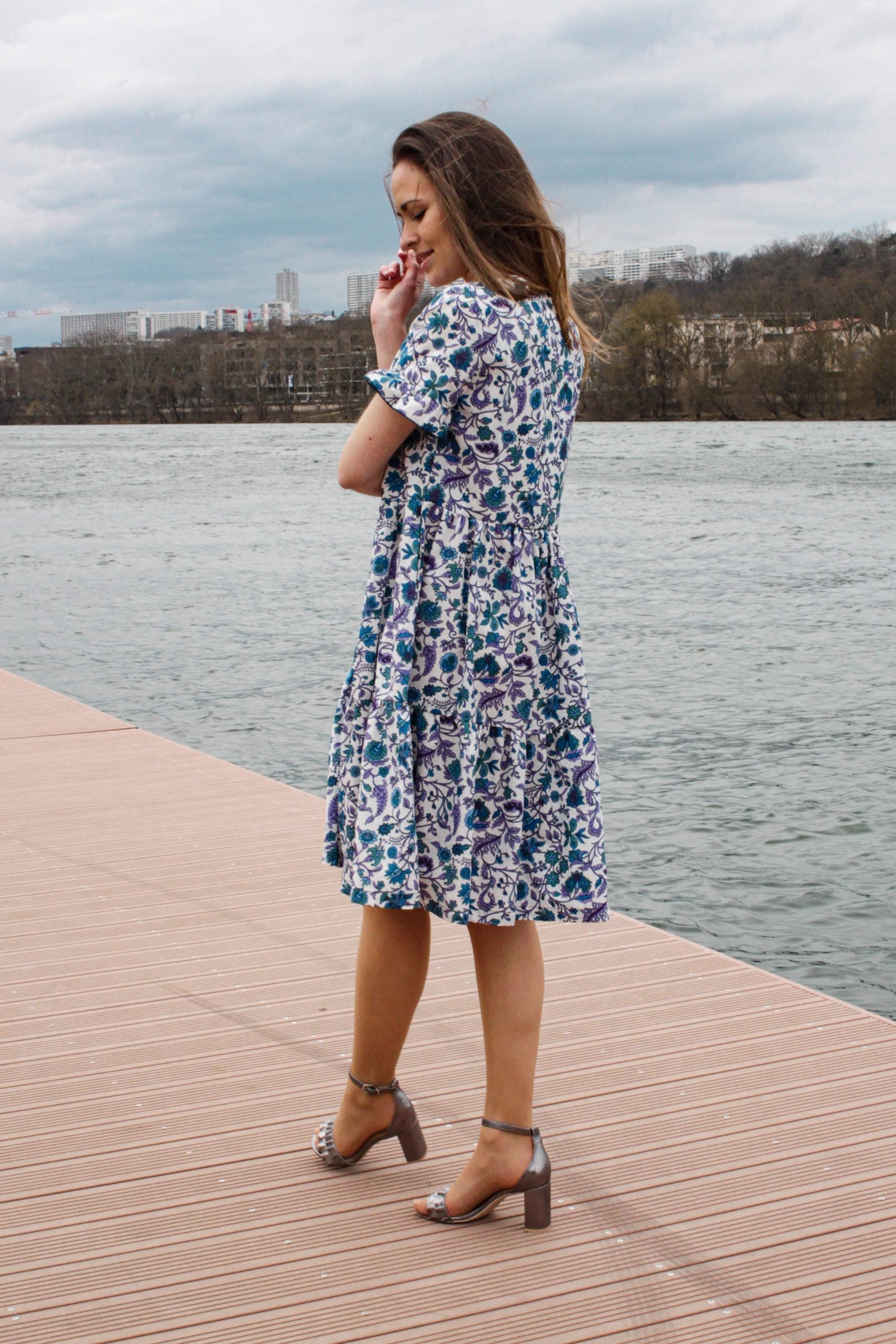 Robe CHARLOTTE Femme - Patron de couture pochette - CHA'COUD Patron de couture Cha'Coud | Gaspard et Léonie Tissus en ligne et Mercerie à Toulouse