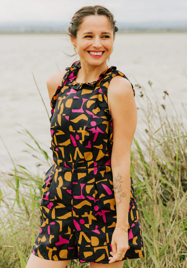 Robe / Combishort LUZ Patron de couture Pochette - MAISON FAUVE Patron de couture MAISON FAUVE | Gaspard et Léonie Tissus en ligne et Mercerie à Toulouse