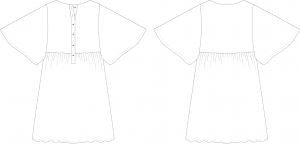 Robe EMILY Femme - Patron de couture pochette - CHA'COUD Patron de couture Cha'Coud | Gaspard et Léonie Tissus en ligne et Mercerie à Toulouse