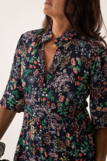 Robe EMMA Patron de couture Pochette - CLEMATISSE PATTERN Patron de couture MAISON FAUVE | Gaspard et Léonie Tissus en ligne et Mercerie à Toulouse