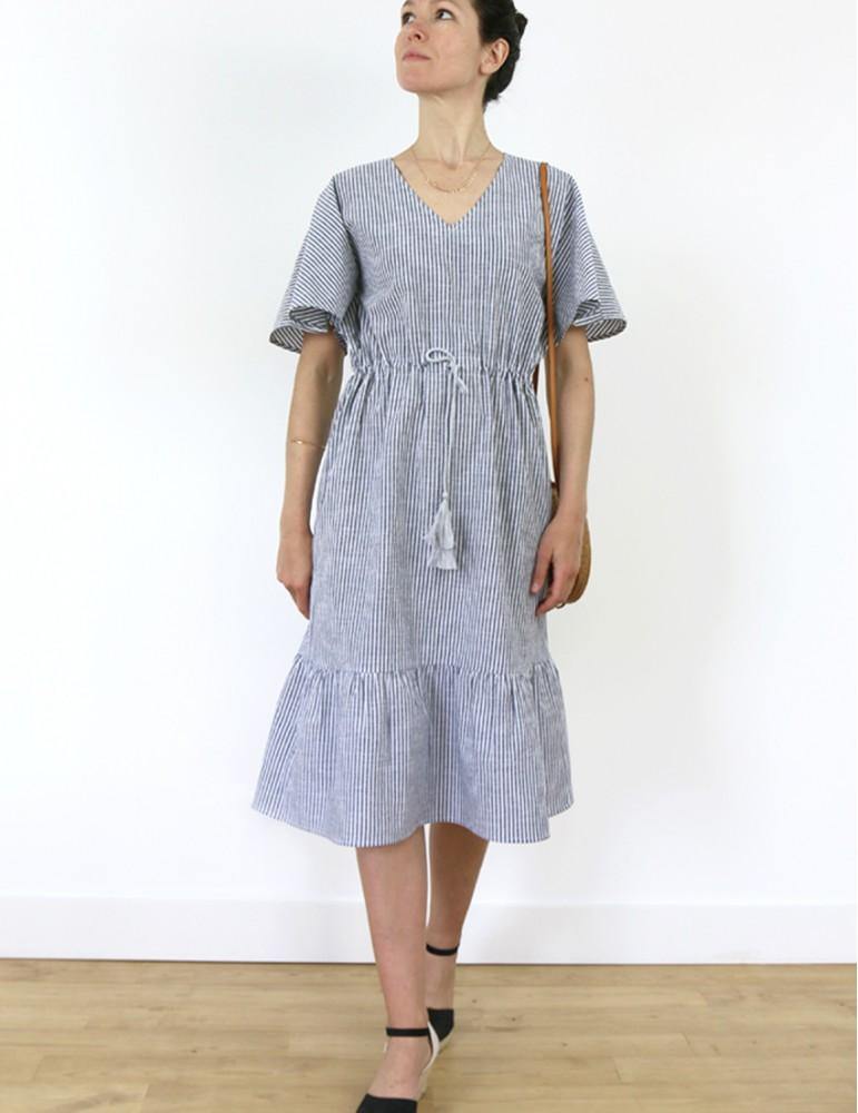 Robe Helios SCAMMIT Patron de couture pochette - L'atelier de Gaspard et Léonie