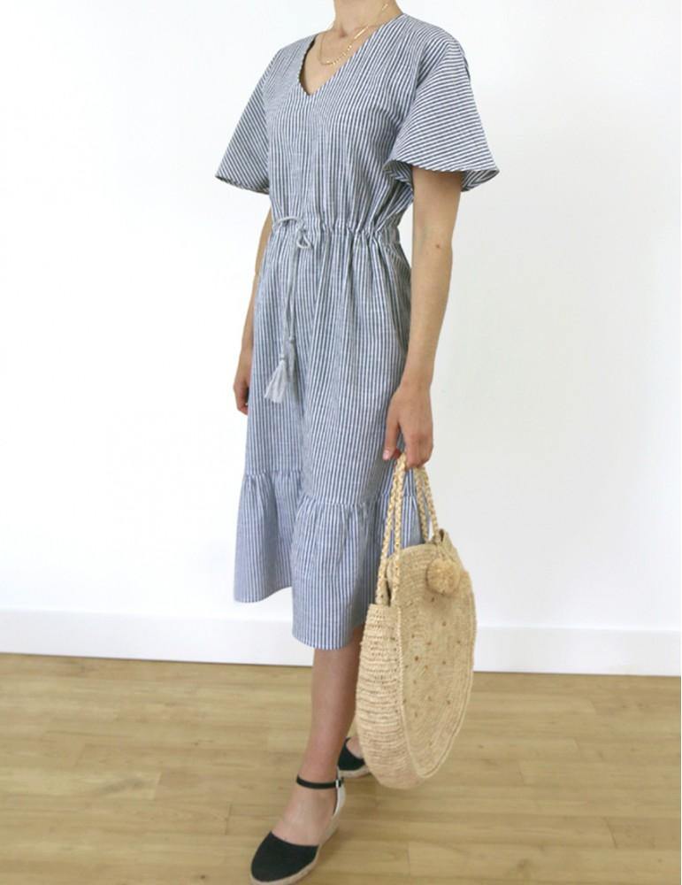 Robe Helios SCAMMIT Patron de couture pochette - L'atelier de Gaspard et Léonie