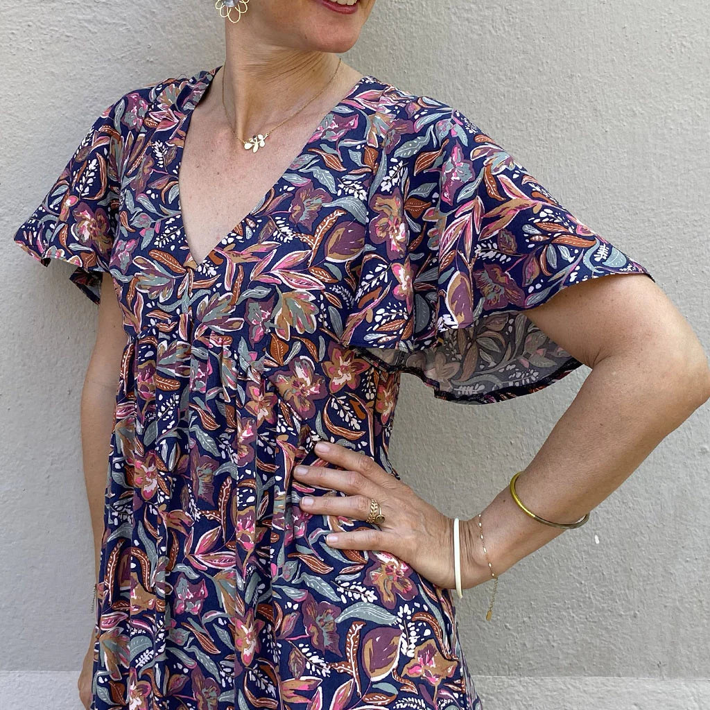 Robe IDYLLE Patron de couture pochette - SUPER BISON Patron de couture SUPER BISON | Gaspard et Léonie Tissus en ligne et Mercerie à Toulouse