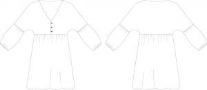 Robe MELINE Femme - Patron de couture pochette - CHA'COUD Patron de couture Cha'Coud | Gaspard et Léonie Tissus en ligne et Mercerie à Toulouse