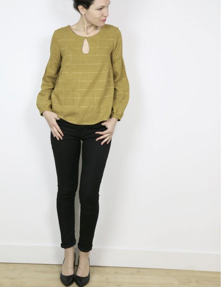 Robe ou Blouse Petites Choses SCAMMIT Patron de couture pochette - L'atelier de Gaspard et Léonie