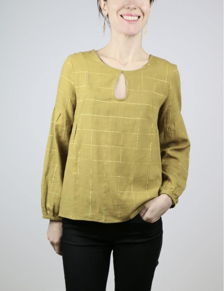 Robe ou Blouse Petites Choses SCAMMIT Patron de couture pochette - L'atelier de Gaspard et Léonie