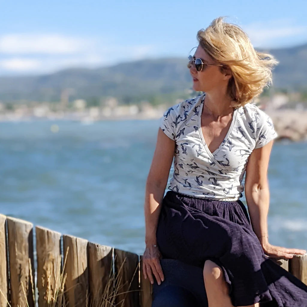 Robe ou Top BELLA Patron de couture pochette - SUPER BISON Patron de couture SUPER BISON | Gaspard et Léonie Tissus en ligne et Mercerie à Toulouse