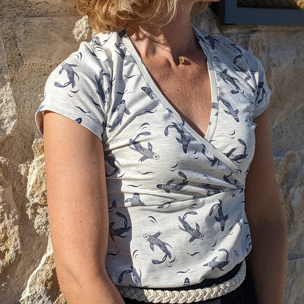 Robe ou Top BELLA Patron de couture pochette - SUPER BISON Patron de couture SUPER BISON | Gaspard et Léonie Tissus en ligne et Mercerie à Toulouse