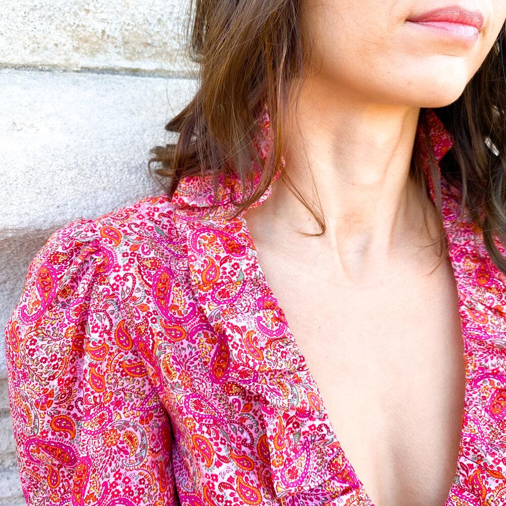 Robe PEONIE Patron de couture pochette Patron de couture ATELIER 8 AVRIL | Gaspard et Léonie Tissus Mercerie Toulouse