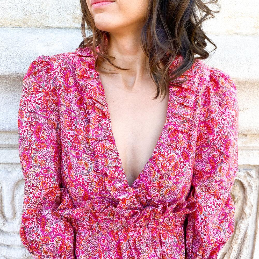 Robe PEONIE Patron de couture pochette Patron de couture ATELIER 8 AVRIL | Gaspard et Léonie Tissus Mercerie Toulouse