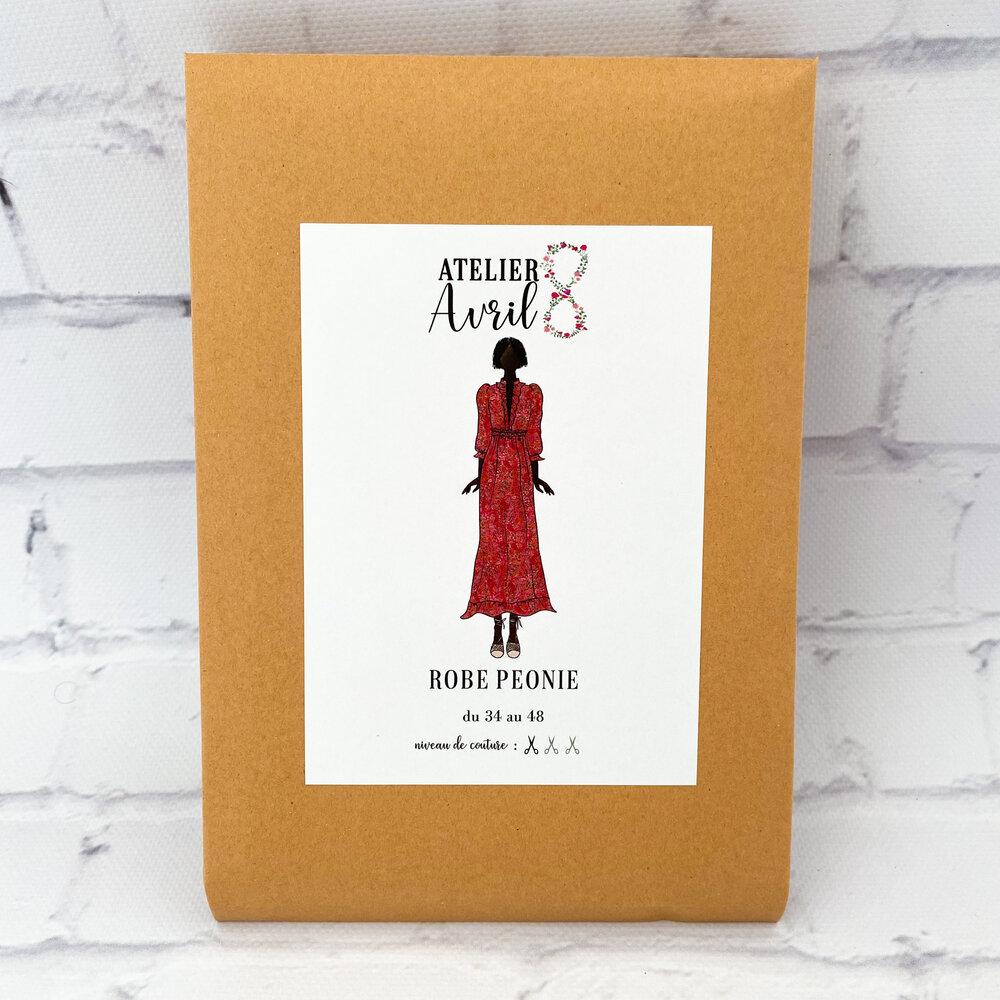 Robe PEONIE Patron de couture pochette Patron de couture ATELIER 8 AVRIL | Gaspard et Léonie Tissus Mercerie Toulouse