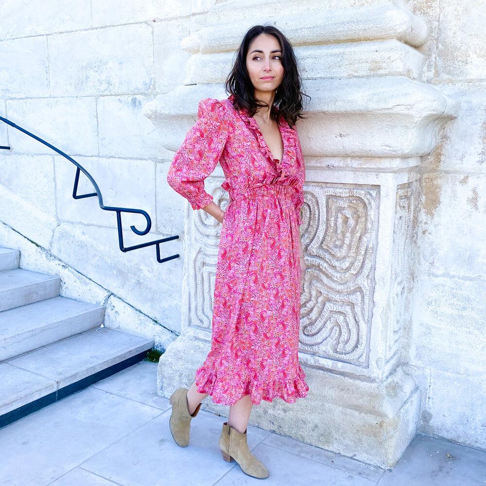 Robe PEONIE Patron de couture pochette Patron de couture ATELIER 8 AVRIL | Gaspard et Léonie Tissus Mercerie Toulouse