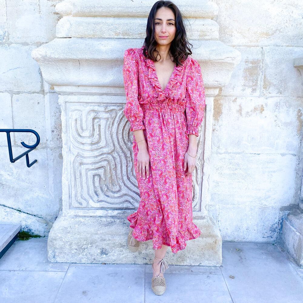 Robe PEONIE Patron de couture pochette Patron de couture ATELIER 8 AVRIL | Gaspard et Léonie Tissus Mercerie Toulouse