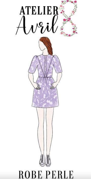 Robe PERLE Patron de couture pochette - ATELIER 8 AVRIL Patron de couture ATELIER 8 AVRIL | Gaspard et Léonie Tissus en ligne et Mercerie à Toulouse