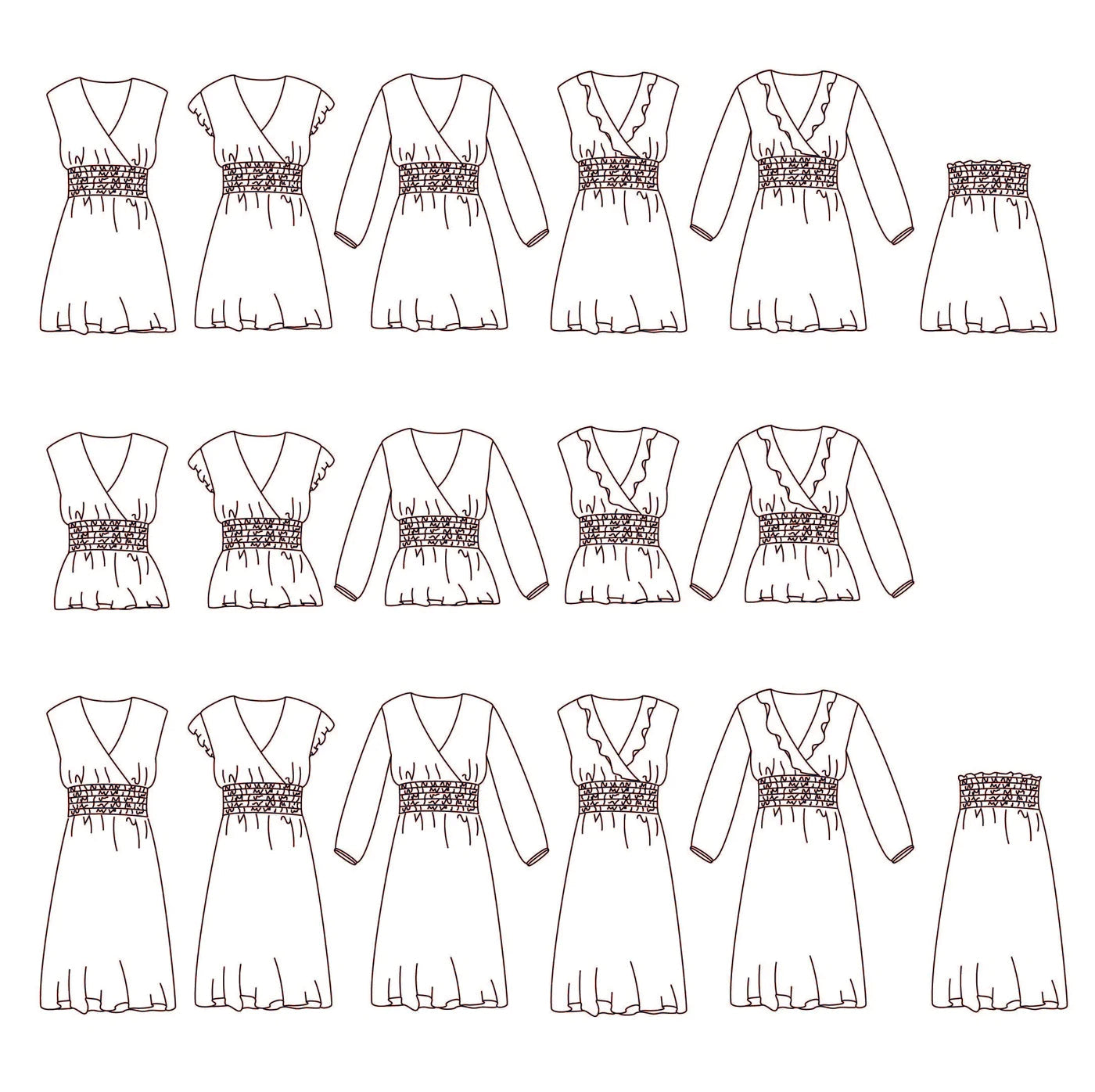 Robe SIFNOS - patron de couture pochette - IKATEE Patron de couture Ikatee | Gaspard et Léonie Tissus en ligne et Mercerie à Toulouse