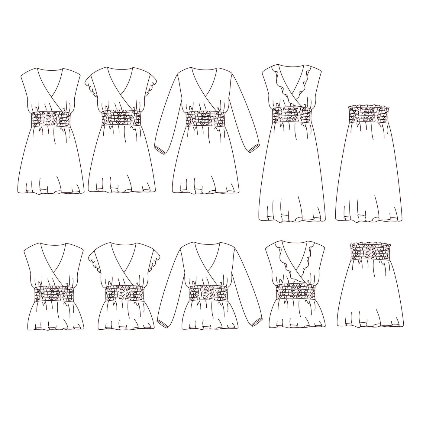 Robe SIFNOS - patron de couture pochette - IKATEE Patron de couture Ikatee | Gaspard et Léonie Tissus en ligne et Mercerie à Toulouse