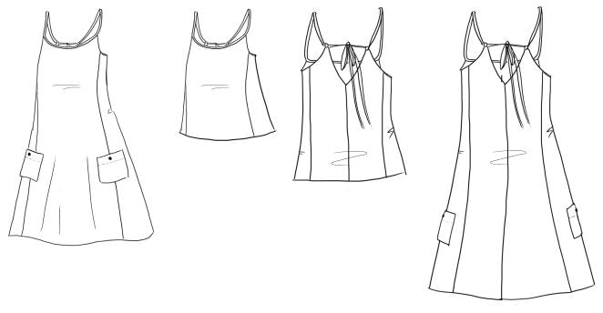 Robe / Top PAOLA patron de couture pochette - MAISON FAUVE Patron de couture MAISON FAUVE | Gaspard et Léonie Tissus en ligne et Mercerie à Toulouse
